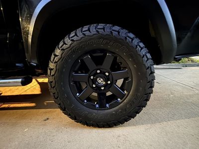 Toyota Black Wheels with BFGoodrich All-Terrain T/A Tires