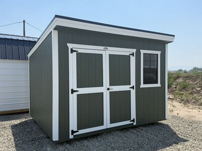 10x12 Cottage Shed Avocado/White