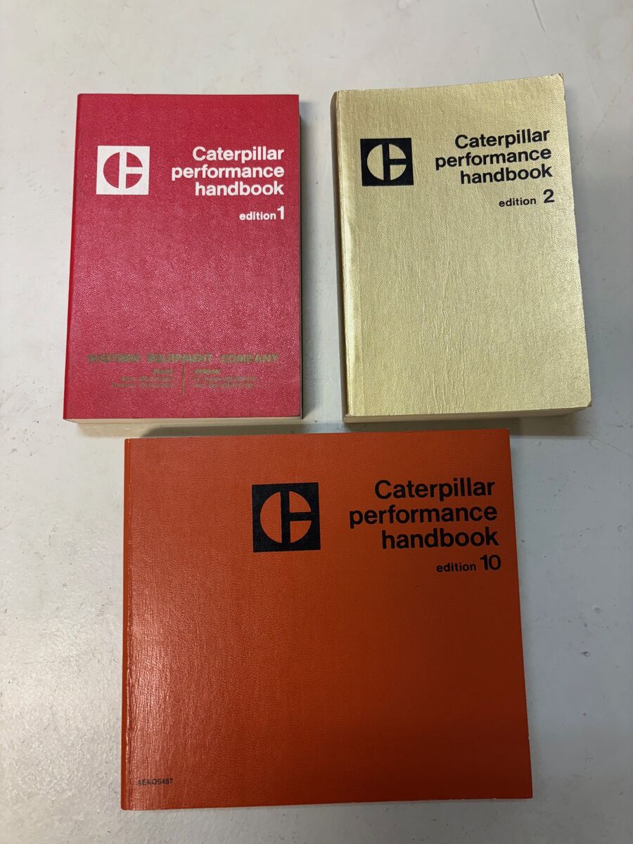 Caterpillar Performance Handbooks-Rare Editions