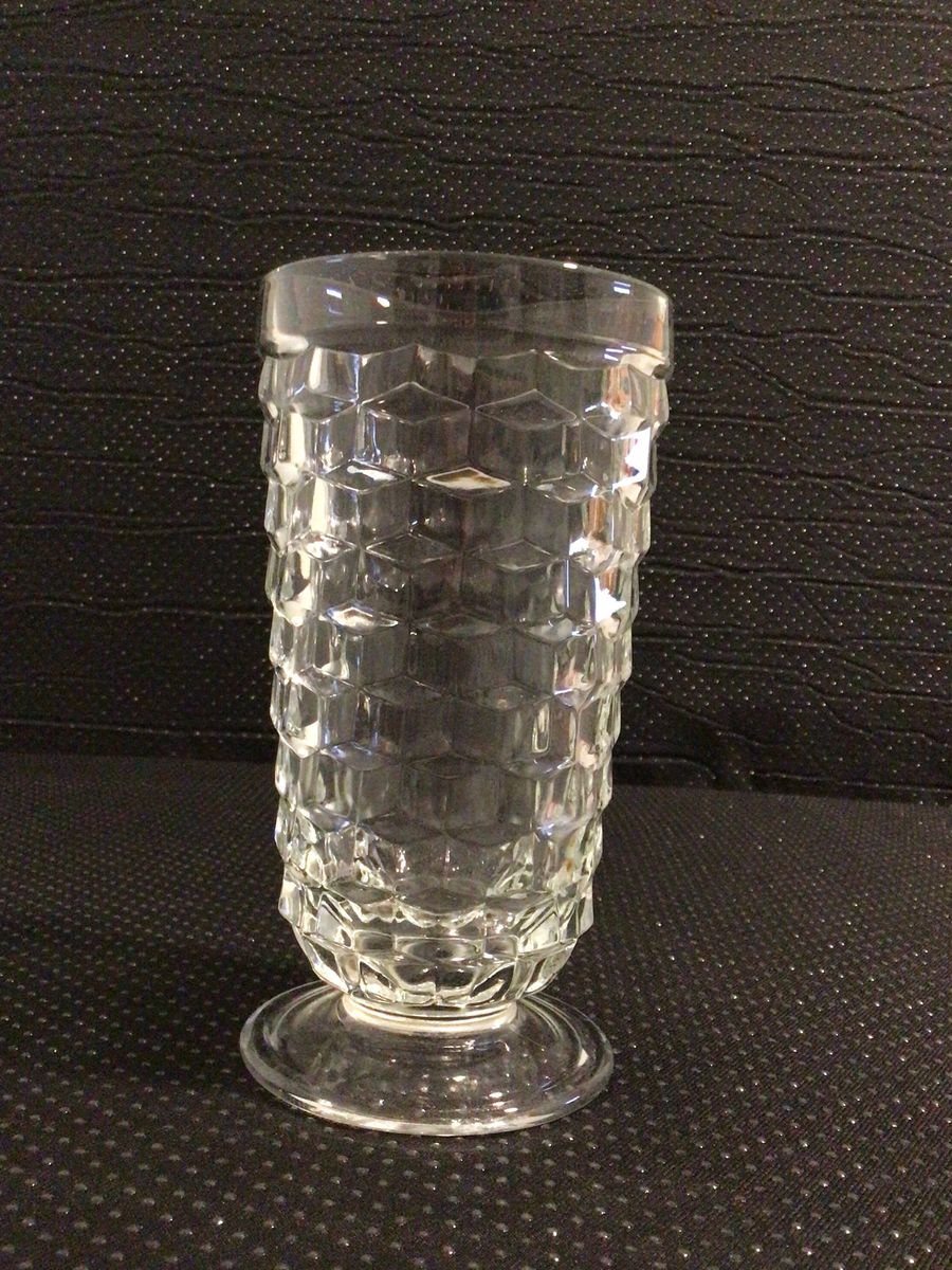 Colony Glass Whitehall clear glass ice tea goblet