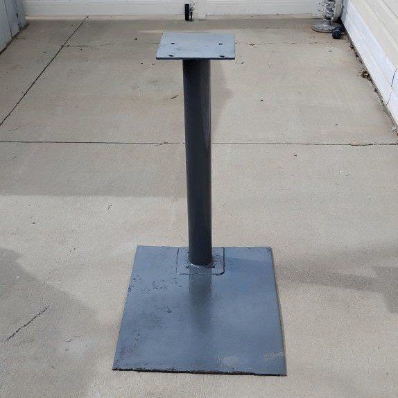 metal steel stand vise grinder buffer 1/4 in thick