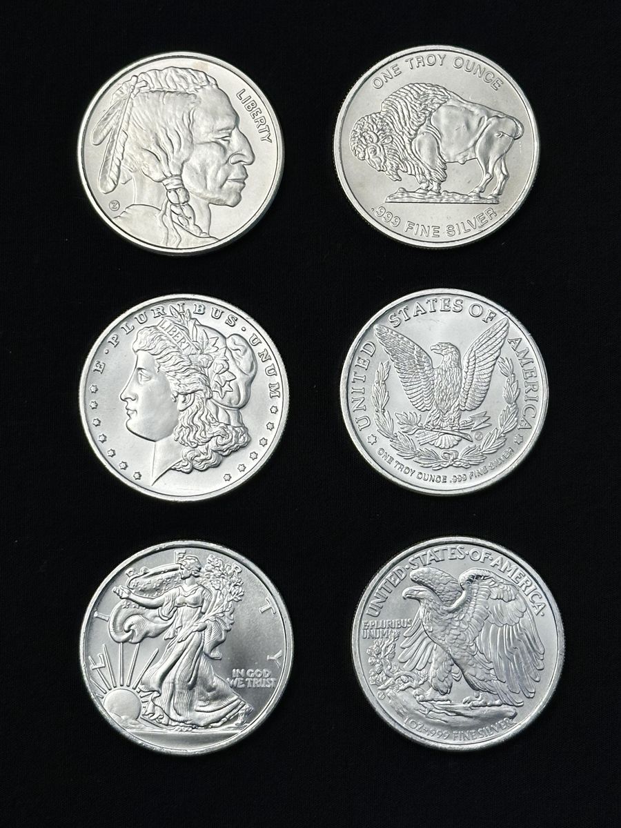 1000 pure fine silver 99.9% 1 oz Silver rounds expedited and delayed.
