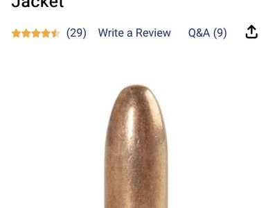 Speer 30 Cal 110 grain Rifle Bullets Full Metal Jacket