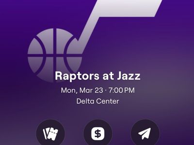 Jazz vs. Raptors TONIGHT 2 or 4 Tickets