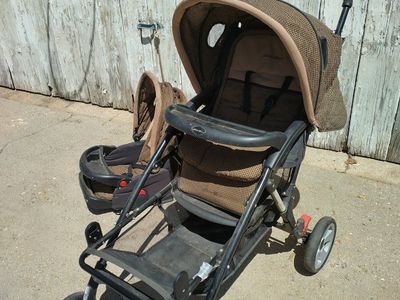 Eddie Bauer tandem Endurance Trail Hiker stroller barely used