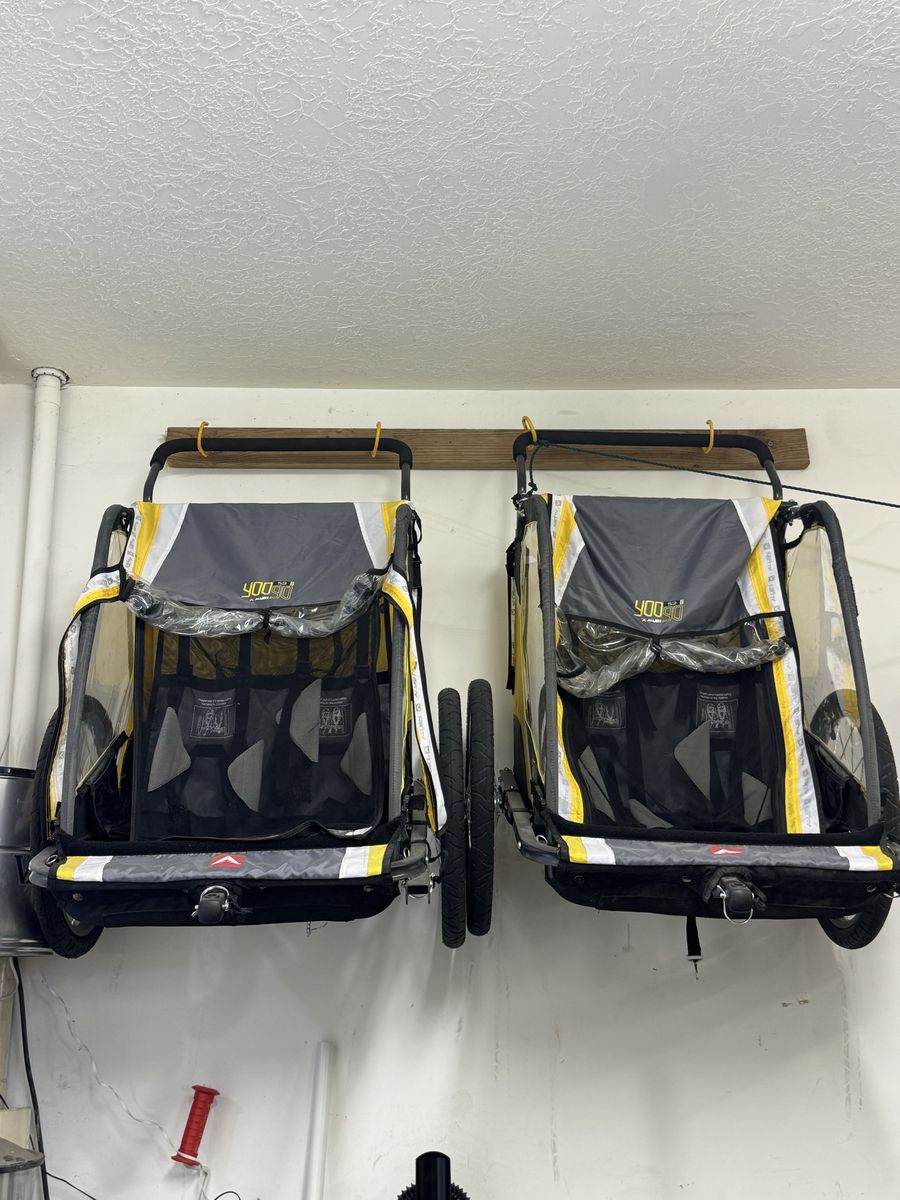 Allen Sports Yoogo S2 Premier Double Bike Trailer/Stroller — Set of 2
