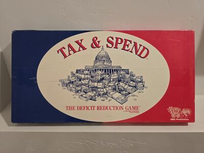 1993 Tax And Spend Deficit Reduction Board Game