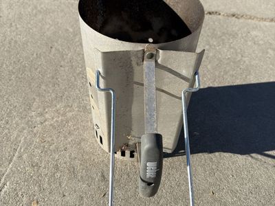Weber Rapidfire Chimney Starter Charcoal Grill Igniter