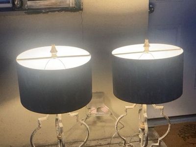 Vintage All Steel Lamp Set