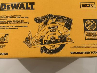Dewalt 20-volt Max 6-1/2-in Brushless Circular Saw