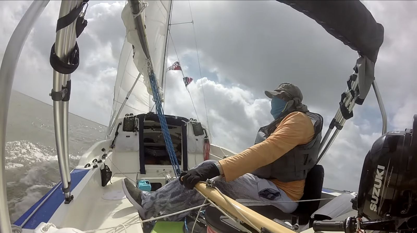 17’ O’Day Daysailer Camp Cruiser Mod