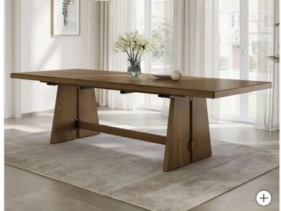 Thomasville Kayde 92"-110" Wood Dining Table 1812713 #101971