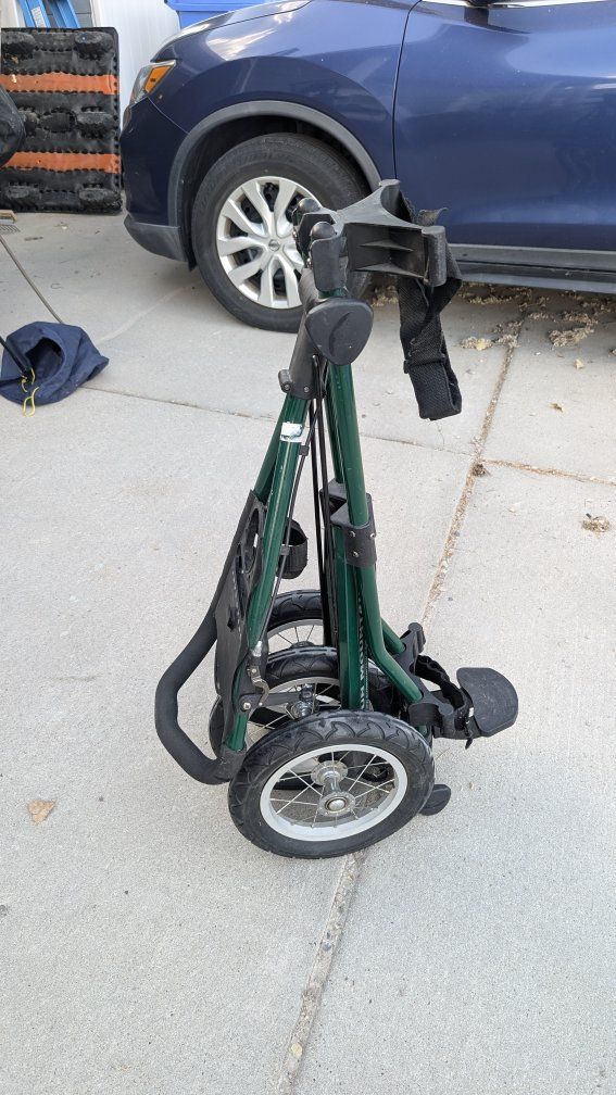 Sun Mountain Speed Cart V1 Golf Push Cart - 3-Wheel, Folding, Green