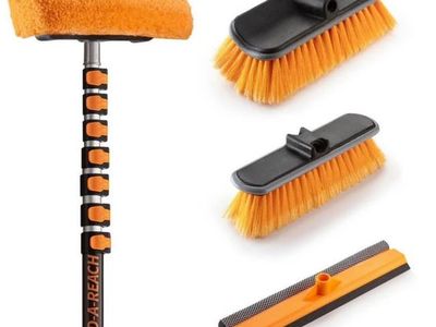 Extend a Reach Cleaning Brush Extension Pole Set