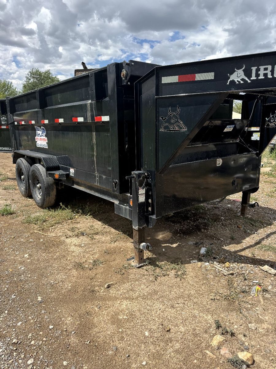 2019 Iron Bull Dump Trailer 14'