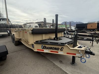 7x16 Dump Trailer Rental – 16K Heavy Duty - half day options