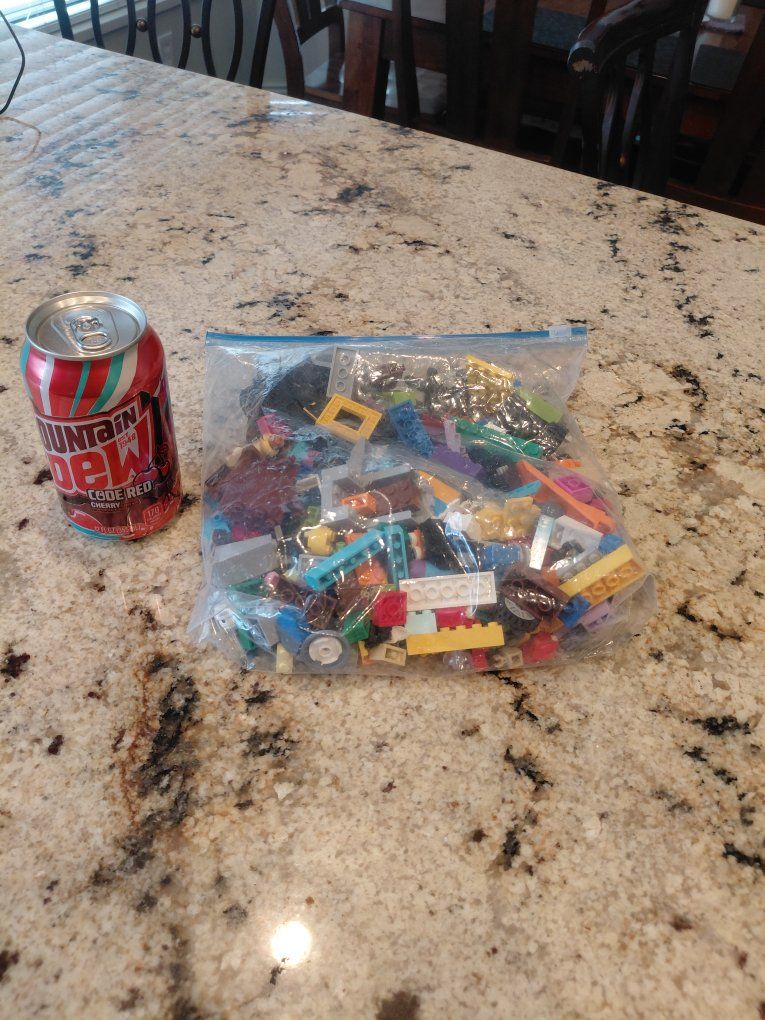 Bulk Lego Bricks and Parts Plastic Storage Bag Lot Assorted Colors