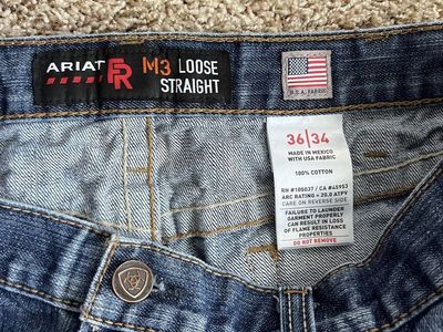 Ariat loose straight 36 x 34 FR M3 Cat 2