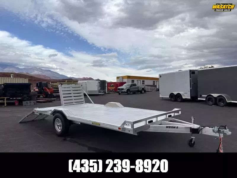 2026 Aluma 8X15 5.2K WB15H-SA Utility Trailer