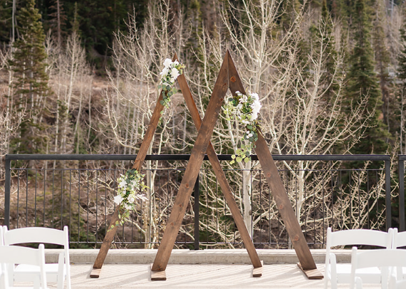 Mountain Wedding Arch