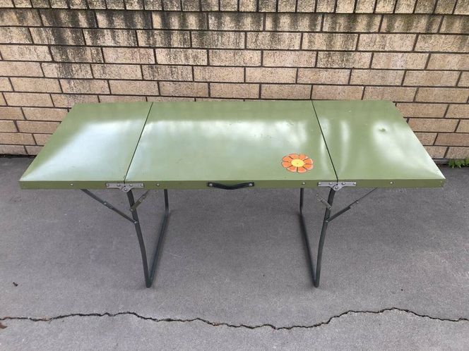 Vintage camp table