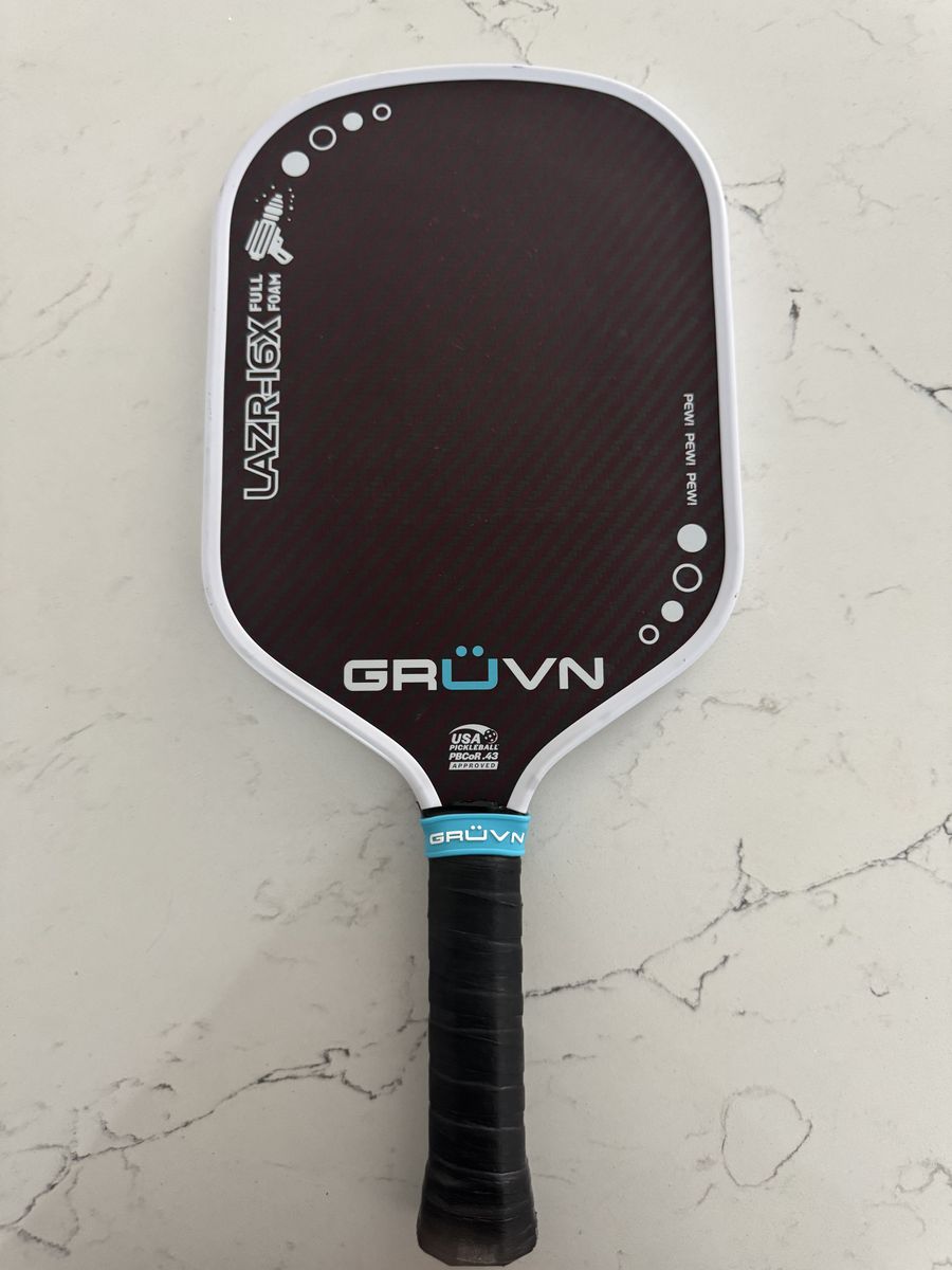 GRUVN LAZR-16X Full Foam Pickleball Paddle