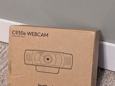 Logitech C930e Ultra Wide Angle HD Webcam in Box