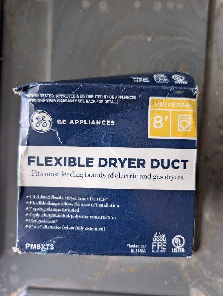 New 8ft Dryer Vent Duct