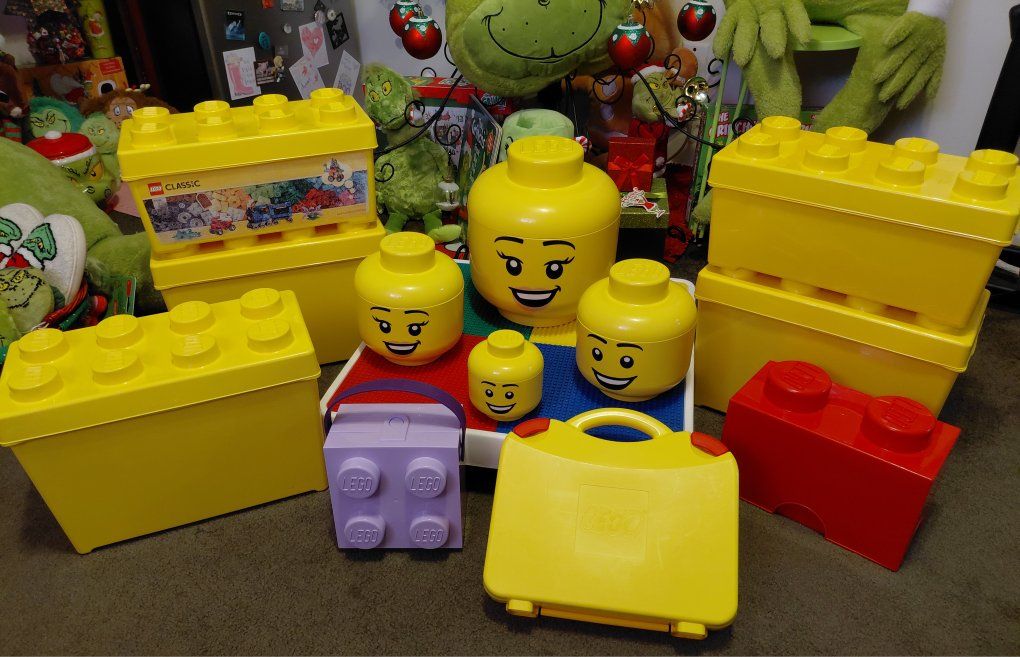 LEGO Storage Heads, Brick Boxes & Cases