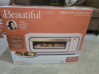 Beautiful by Drew Barrymore Digital Air Fry Toaster Oven with Infrared Technology