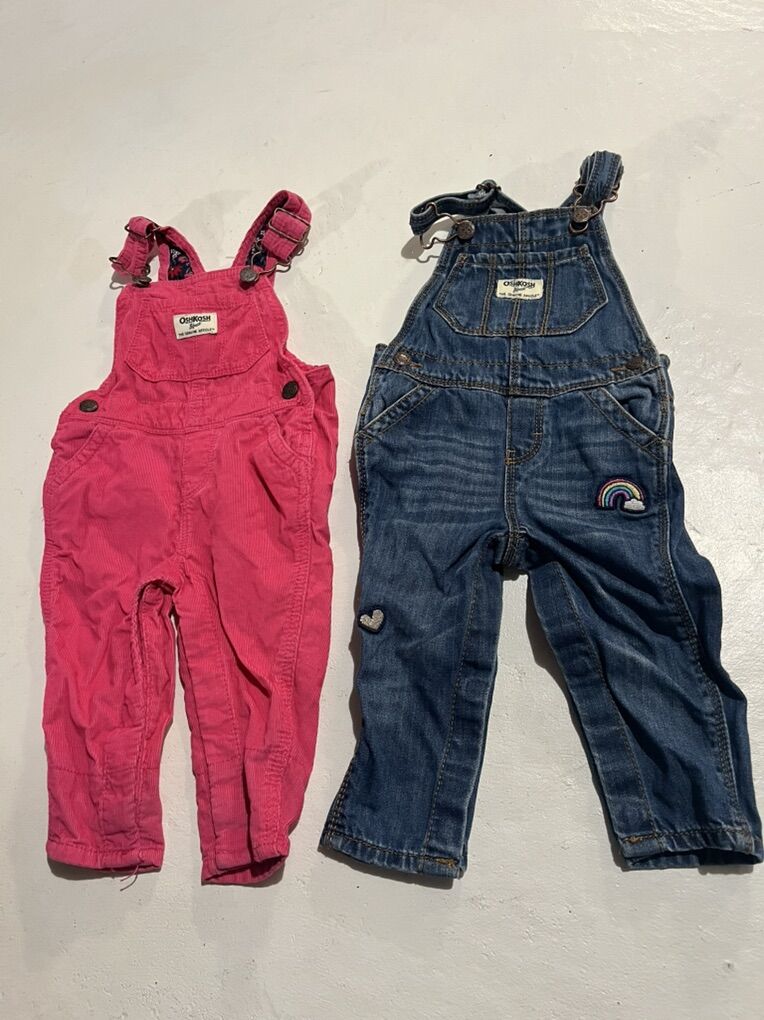 Vintage osh Kosh B'gosh Overalls 6/9 Month
