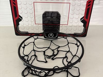 Over the Door Bball hoop w Timer