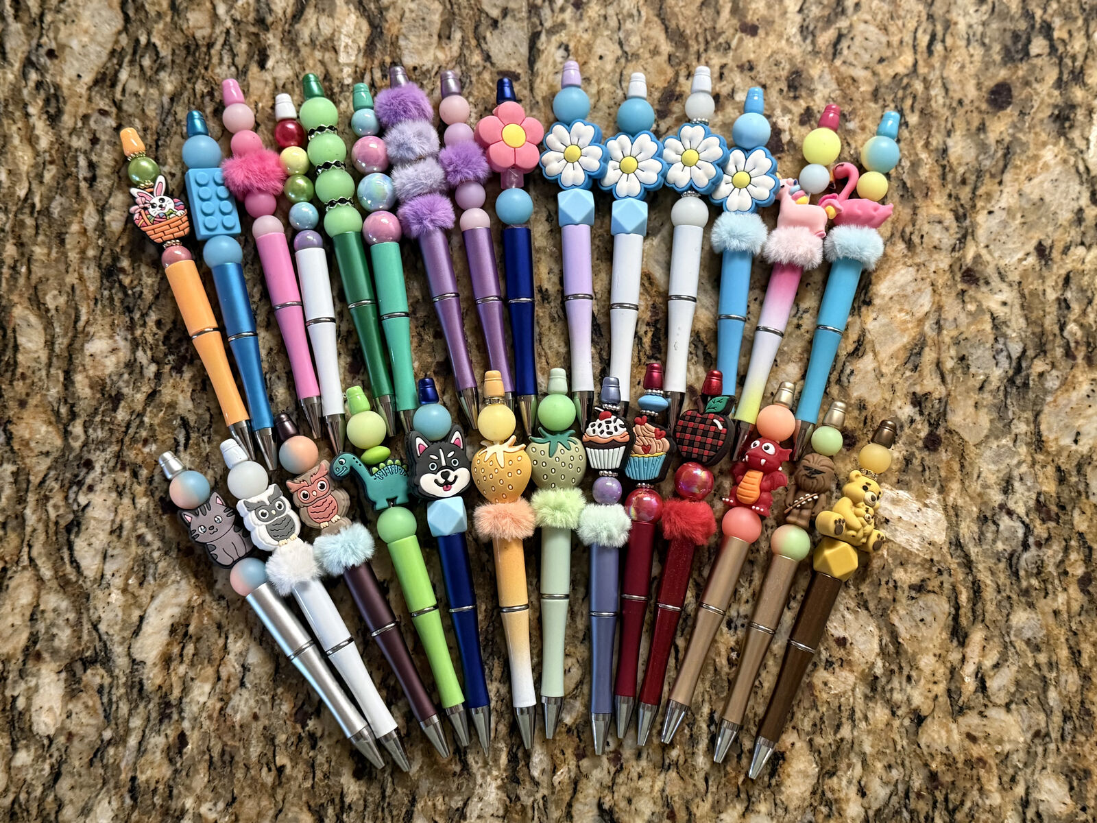 Beaded Pens and Mechanical Pencils
