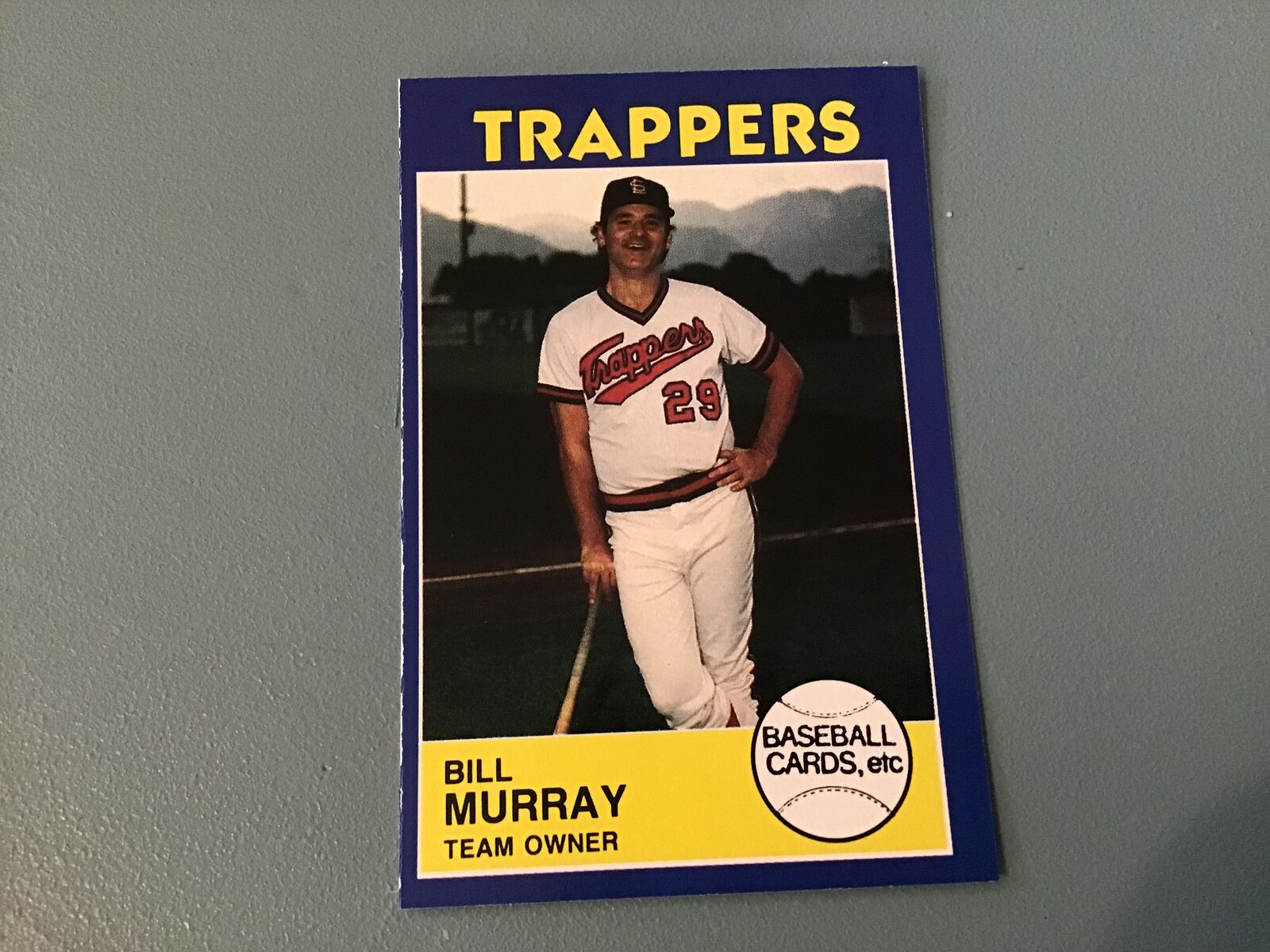 1988 Bill Murray Salt Lake Trappers Card - Sugarhouse Milcreek Area Cards or Uncut Sheet!