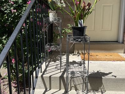 Silver Plant Stands