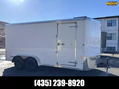 2026 Charmac Trailers 7X16 10K V-60 V Nose Enclosed Cargo Trailer