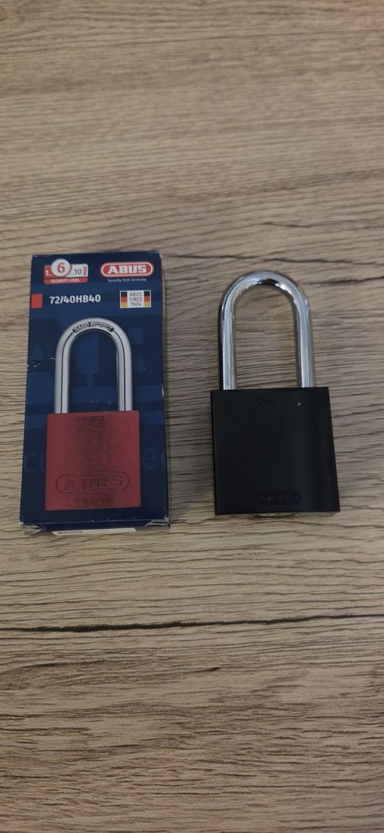 Paddle Lock 1.5" Shank - No Key (use for love lock, engrave, crafts, etc)