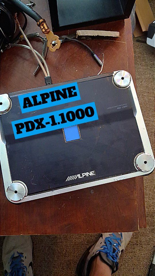 Monster Power Alpine PDX 1.1000 Mono amp