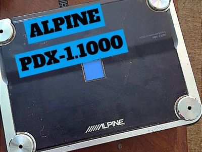 Monster Power Alpine PDX 1.1000 Mono amp