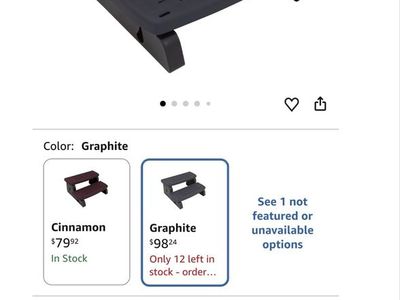 Waterway Plastics 2-Step Hot Tub & Spa Steps - Graphite