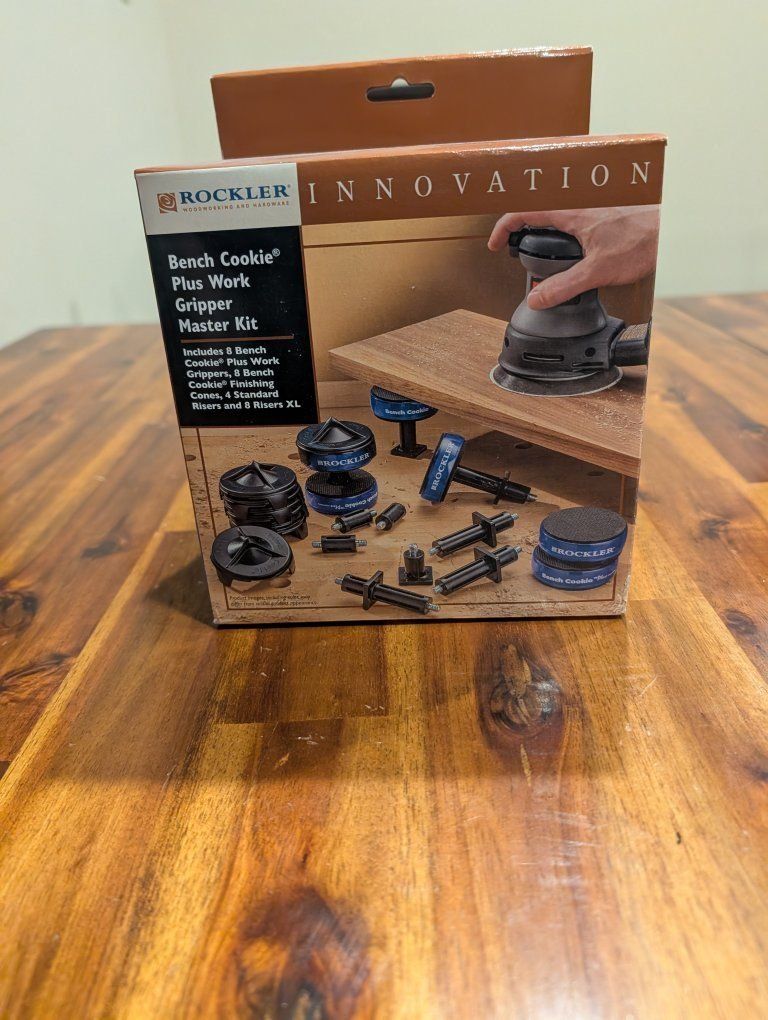 Rockler Bench Cookie Plus Work Gripper Master Kit - 8 Grippers, Cones, Risers XL - New