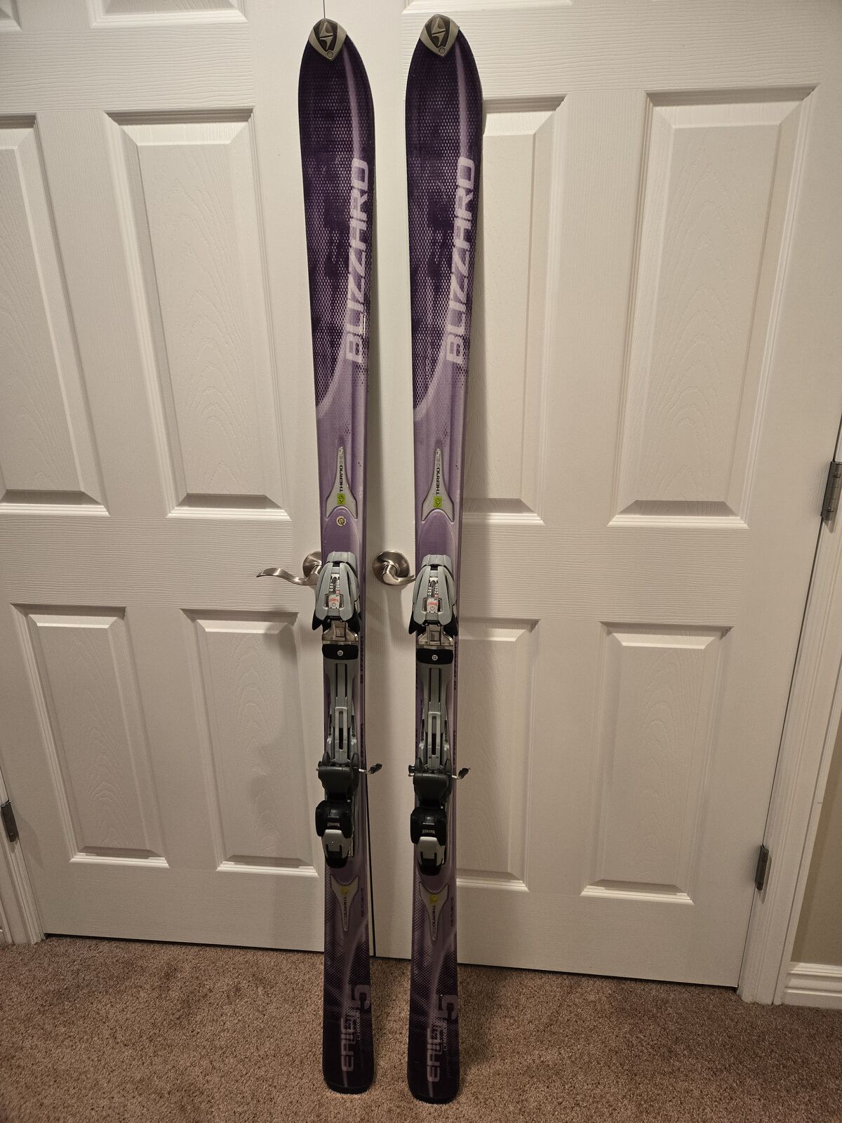 Blizzard Carbon 175 Cross Ride Skis With Marker M1000 Adjustable Bindings