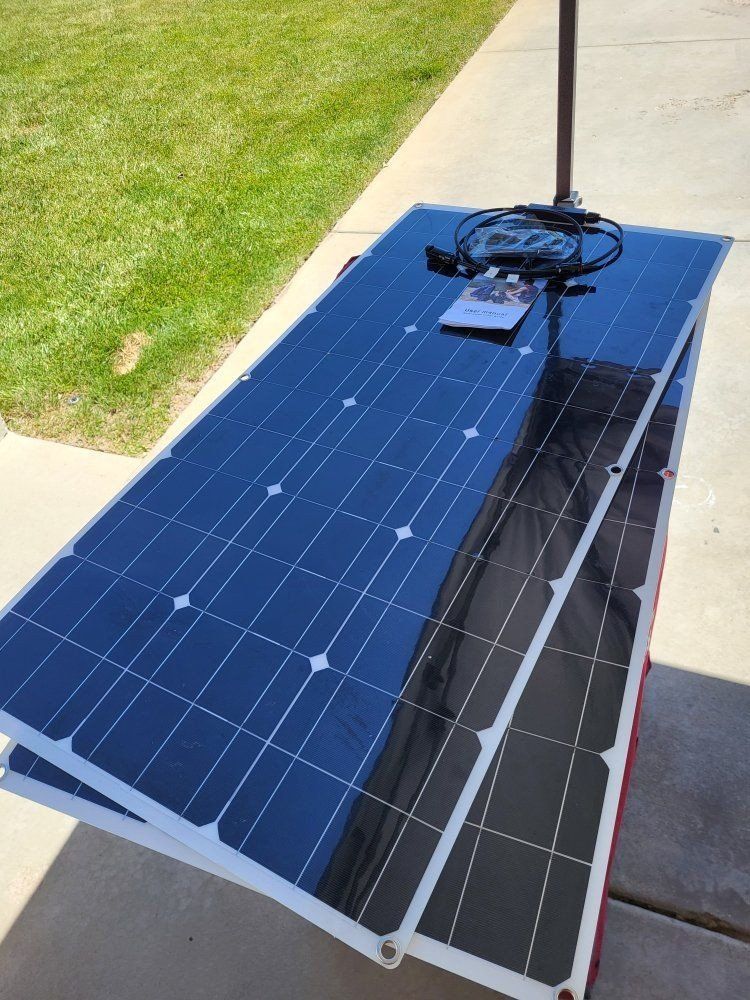 Set of 2* Flexible Solar Panels 
115W