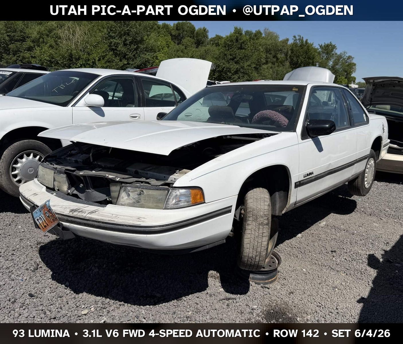 1993 Chevrolet Lumina Parts - UTPAP Ogden
