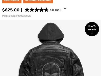 Harley Davidson 3-in-1 Leather Punisher Jacket