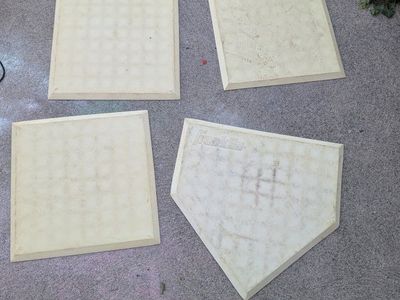 Franklin Sports MLB Baseball Base Set - Home Plate & 3 Bases, Youth/Practice, All-Weather