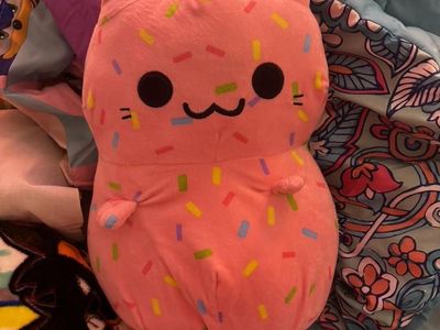 Kleptocats Pink Sprinkle Cat Plush Stuffed Animal Toy