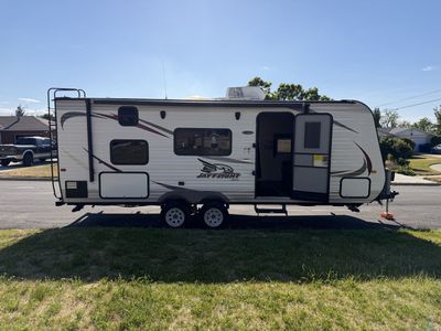 2015 Jayco 23MB 26’ Bunkhouse Travel Trailer