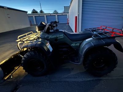 Honda Foreman 400 4 X 4 Snow Plow