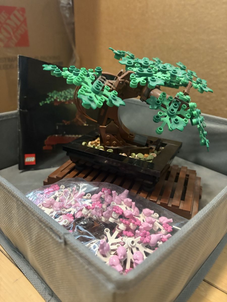 LEGO Creator Expert 10281 Bonsai Tree Botanical Collection Set with Instructions